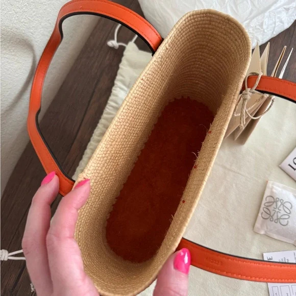 NEW LOEWE Square Basket Bag - Picture 5 of 6